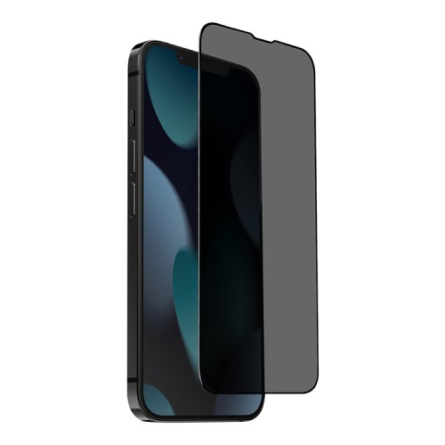 Uniq стекло для iPhone 16e/13/13 Pro/14 OPTIX Privacy Clear/Black (+installer)