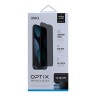 Uniq стекло для iPhone 16e/13/13 Pro/14 OPTIX Privacy Clear/Black (+installer)