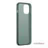 Чехол Baseus Frosted Glass Protective для iPhone 12 | 12 Pro, зеленый