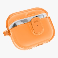 Uniq для Airpods Pro 2 чехол Glase PRO TPU Lock case Golden Citrus