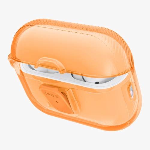 Uniq для Airpods Pro 2 чехол Glase PRO TPU Lock case Golden Citrus