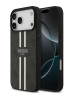 Guess для iPhone 17 Pro чехол PU 4G Stripes Hard Black (MagSafe)