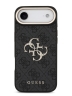 Guess для iPhone Air чехол Crossbody PU 4G Big metal logo Gold camera Hard + Strap Black