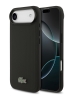 Lacoste для iPhone Air чехол PVC Metal Lacquer logo Hard Black (MagSafe)
