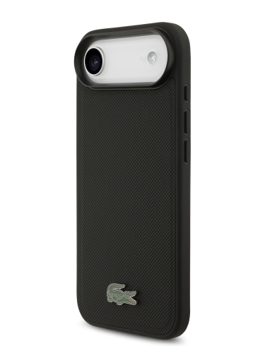 Lacoste для iPhone Air чехол PVC Metal Lacquer logo Hard Black (MagSafe)