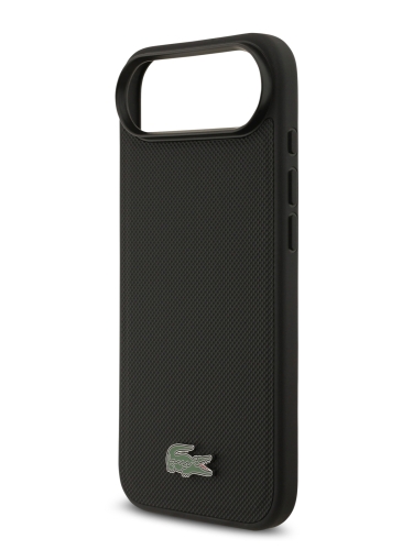Lacoste для iPhone Air чехол PVC Metal Lacquer logo Hard Black (MagSafe)