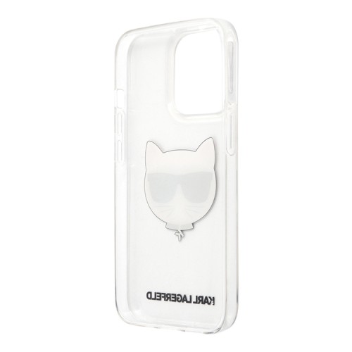 Чехол Karl Lagerfeld Choupette Hard для iPhone 13 Pro Max, прозрачный