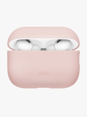 Uniq для Airpods Pro 3 чехол LINO Liquid silicone with handstrap Blush Pink