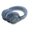 Guess наушники беспроводные накладные Bluetooth HP Dual ENC 4G with 4G Big metal logo Blue