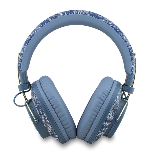 Guess наушники беспроводные накладные Bluetooth HP Dual ENC 4G with 4G Big metal logo Blue