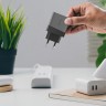 Сетевое зарядное EnergEA Ampcharge PD30+, USB-C PD 30W + USB-A QC3.0 18W | PPS 33W