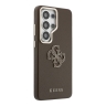 Guess для Galaxy S26 Ultra чехол PU Saffiano Full Wrapped 4G Big Metal logo & Cam Hard Brown