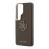 Guess для Galaxy S26 Ultra чехол PU Saffiano Full Wrapped 4G Big Metal logo & Cam Hard Brown