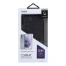 Чехол Uniq Combat Black для Galaxy S22 Plus, прозрачный (черная рамка)