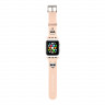 Ремешок Lagerfeld Silicone Karl and Choupette heads для Apple Watch 42-44-45 mm, розовый
