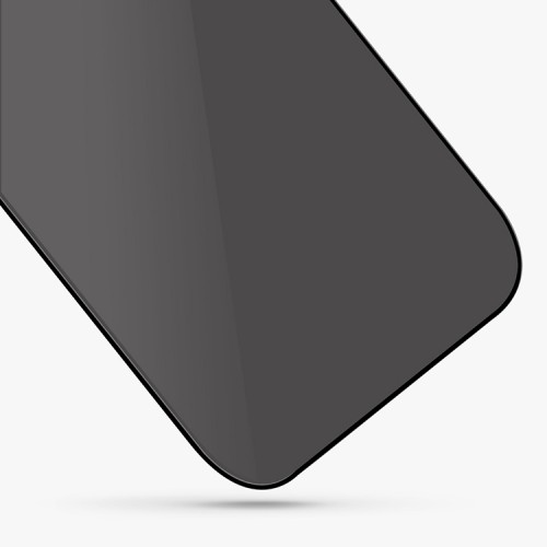 Защитное стекло Uniq OPTIX Privacy для iPhone 14 Pro, черная рамка (+installer)