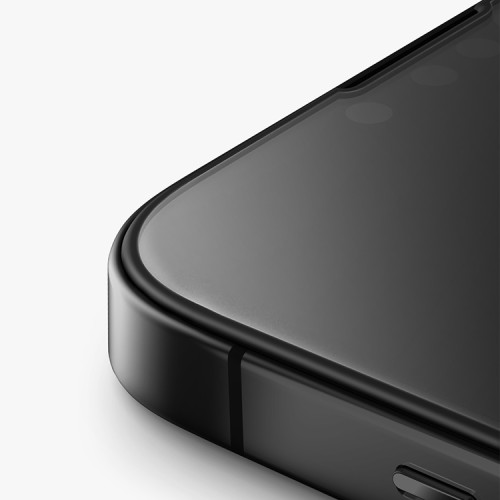 Защитное стекло Uniq OPTIX Privacy для iPhone 14 Pro, черная рамка (+installer)