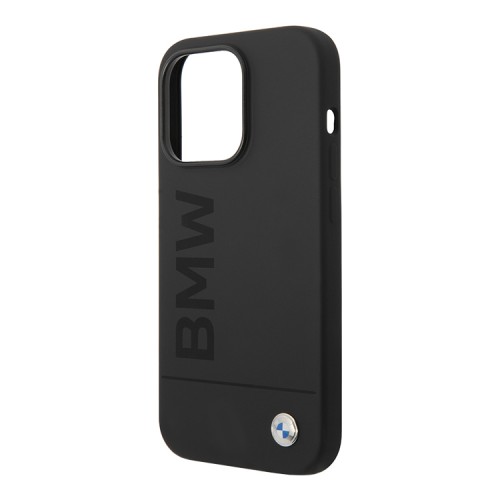 Чехол BMW Signature Liquid silicone Laser logo Hard для iPhone 14 Pro Max, чехол (MagSafe)