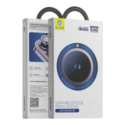 BlueO стекло для iPhone 15 Pro Max Camera Lens SAPPHIRE metal armored 3 шт. Black (+install)