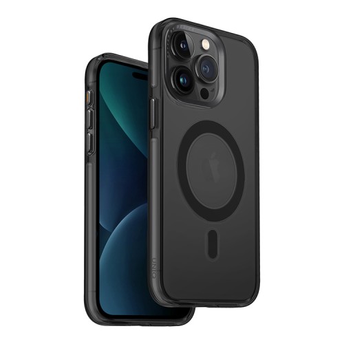Uniq для iPhone 15 Pro чехол Calio Grey (MagSafe)
