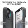 Elago для iPhone 13 чехол PEBBLE (tpu/stone) Dark Grey