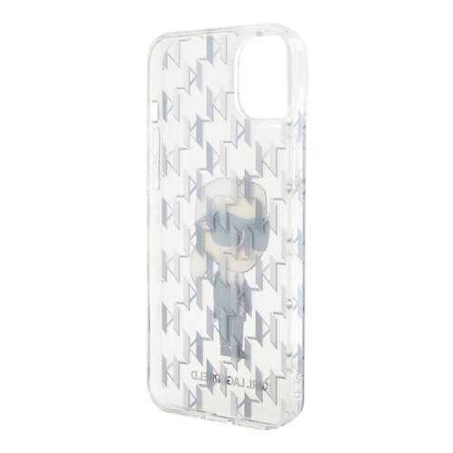 Karl Lagerfeld для iPhone 15 чехол PC/TPU Monogram NFT Karl Ikonik Hard Transparent