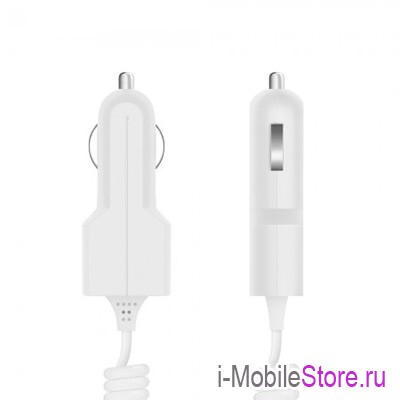 Автомобильное зарядное устройство Prime Line для iPhone с кабелем (2.1A)