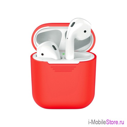 Чехол Deppa для AirPods, красный