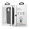 Чехол BMW Signature Liquid Silicone для iPhone 11, черный