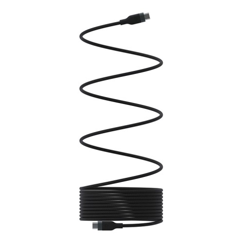 Energea Кабель HELIX USB-C to USB-C 100W 480 Mbps Magnetic Black 1.5m