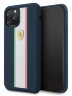 Чехол Ferrari On Track Silicone Hard Stripes для iPhone 11 Pro, синий