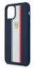 Чехол Ferrari On Track Silicone Hard Stripes для iPhone 11 Pro, синий