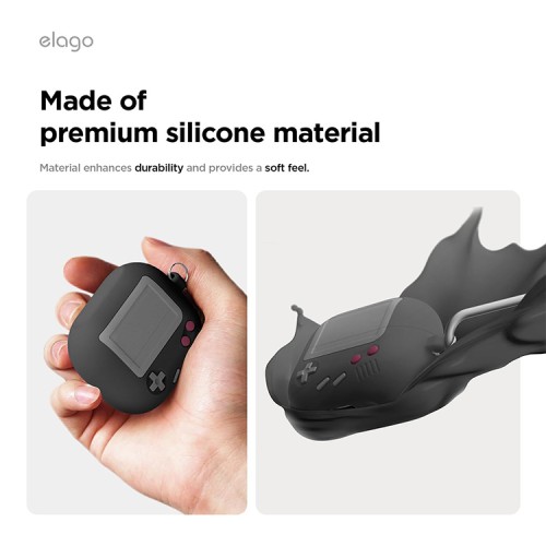 Elago для Galaxy Buds 3/3 Pro чехол Unique AW5 Game console Hang case Black