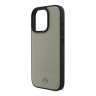 Mercedes для iPhone 16 Pro Max чехол Leather Textured and Smooth Metal logo Hard Beige (MagSafe)