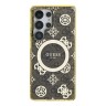 Guess для Galaxy S25 Ultra чехол PC/TPU 4G Peony Hard Brown (MagSafe)