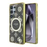 Guess для Galaxy S25 Ultra чехол PC/TPU 4G Peony Hard Brown (MagSafe)