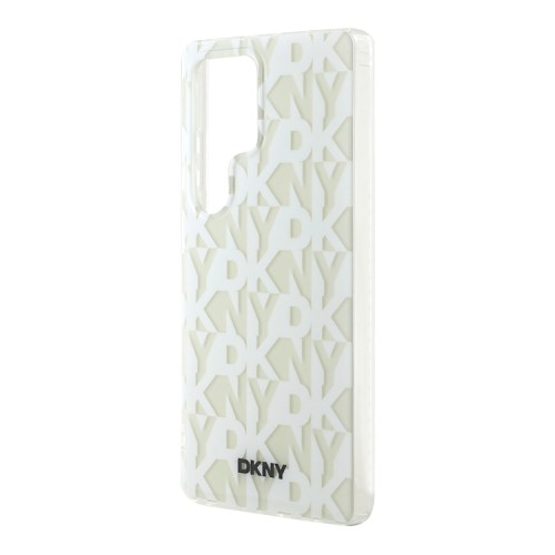 DKNY для Galaxy S25 Ultra чехол PC/TPU Double layer Grid Pattern Hard White