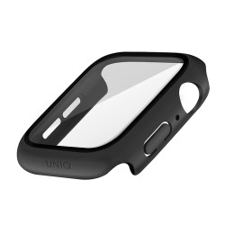 Чехол со стеклом Uniq Nautic 9H glass Water-resistant IP68 для Apple Watch 42 мм, черный