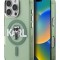 Karl Lagerfeld для iPhone 16 Pro Max чехол PC/TPU Sketch Karl Ikonik Khaki (MagSafe)