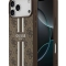 Guess для iPhone 17 Pro чехол PU 4G Stripes Hard Brown (MagSafe)
