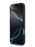 Mercedes для iPhone 17 Pro чехол Leather Vintage Round Debossed Logo Hard Black (MagSafe)