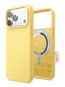 Elago для iPhone 17 Pro чехол Magnetic Silicone Yellow (MagSafe)