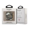 Чехол Guess Camouflage с карабином для Airpods 1/2, зеленый
