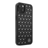 Чехол Mercedes Silver Stars Hard для iPhone 13, черный