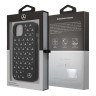 Чехол Mercedes Silver Stars Hard для iPhone 13, черный