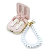 Guess Наушники TWS Bluetooth Rectangle with Pearl Hand Strap Pink
