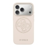 Guess для iPhone 17 Pro Max чехол PU with Perforated 4G logo Metal camera Pink (MagSafe)
