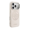 Guess для iPhone 17 Pro Max чехол PU with Perforated 4G logo Metal camera Pink (MagSafe)