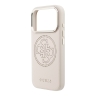 Guess для iPhone 17 Pro Max чехол PU with Perforated 4G logo Metal camera Pink (MagSafe)