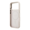 Guess для iPhone 17 Pro Max чехол PU with Perforated 4G logo Metal camera Pink (MagSafe)